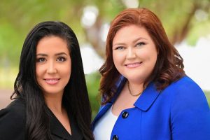 Harper Meyer partners Clarissa Rodriguez and Laura Reich.