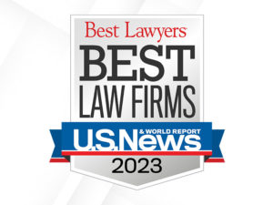 U.S. News & World Report Best Lawyers 2023 Best Law Firms badge.