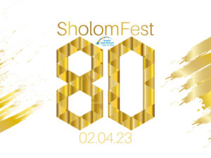 SholomFest 80 Temple Beth Sholom logo.