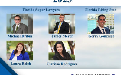 Harper Meyer Celebrates Team Members Recognized as 2025 Florida Super Lawyers and Florida Rising Stars