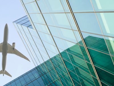 Airplane, Flying, above, aviation